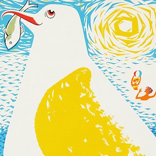 1960'S Rhyl Travel Poster (Seagull)